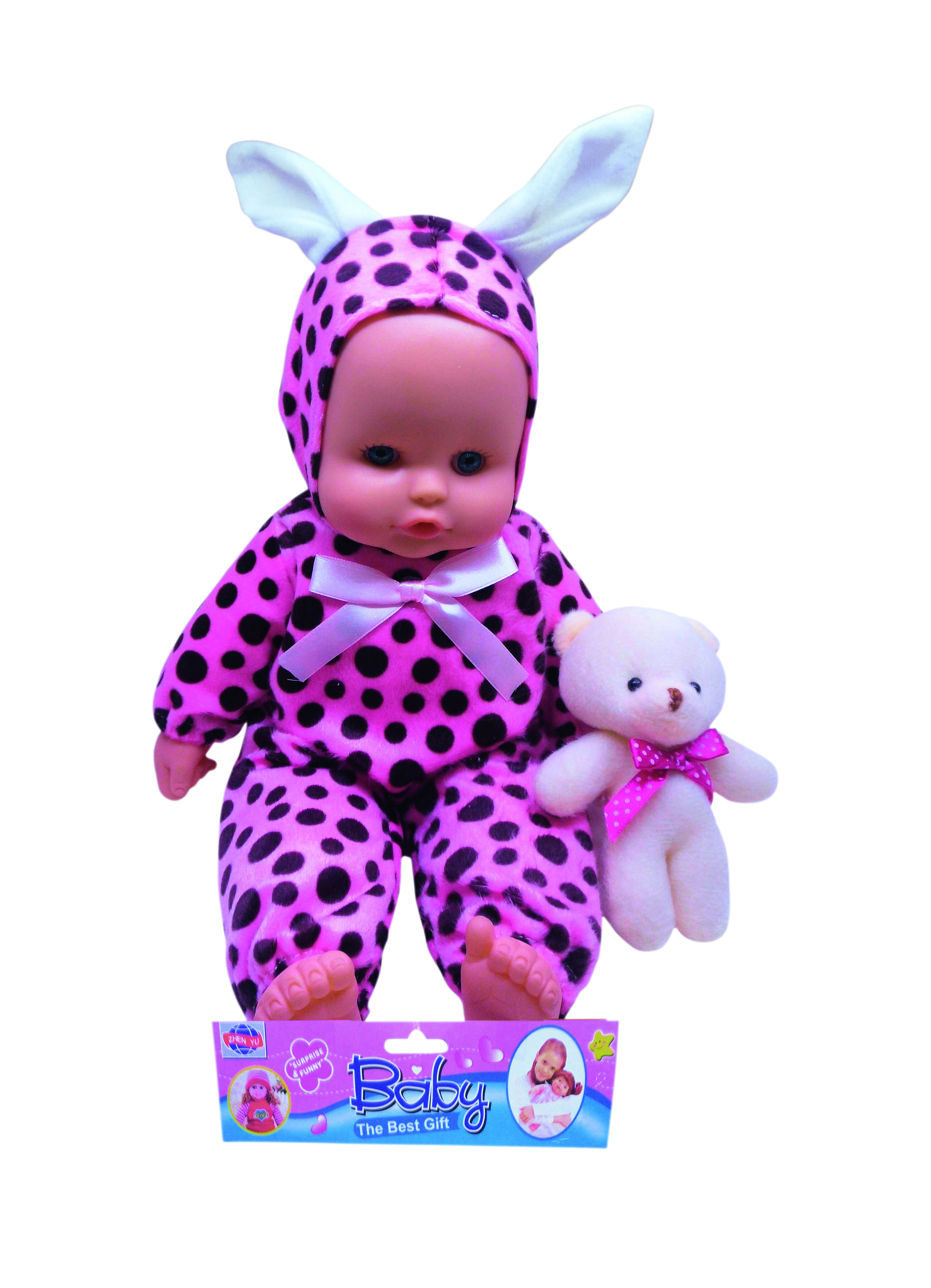 Imagen 0182 (L110) Muñeco Baby Pijama Conejo