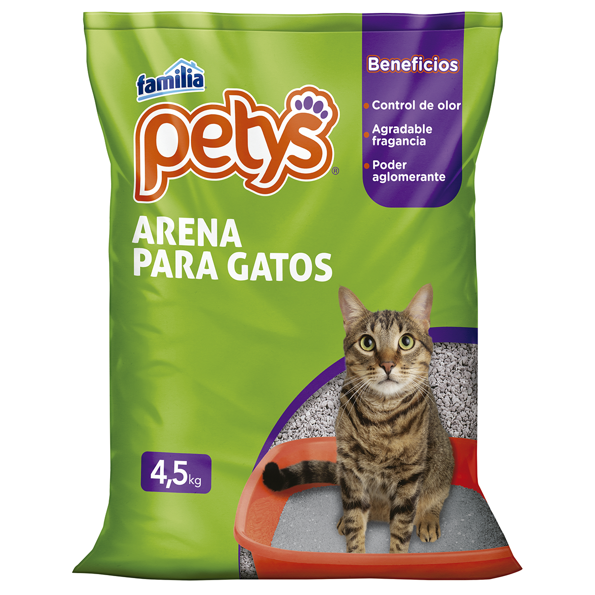 Imagen Arena Para Gatos Petys x 4,5 Kg 1