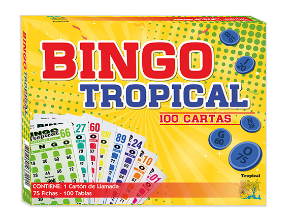 Imagen Bingo Tropical 100 Cartas 1