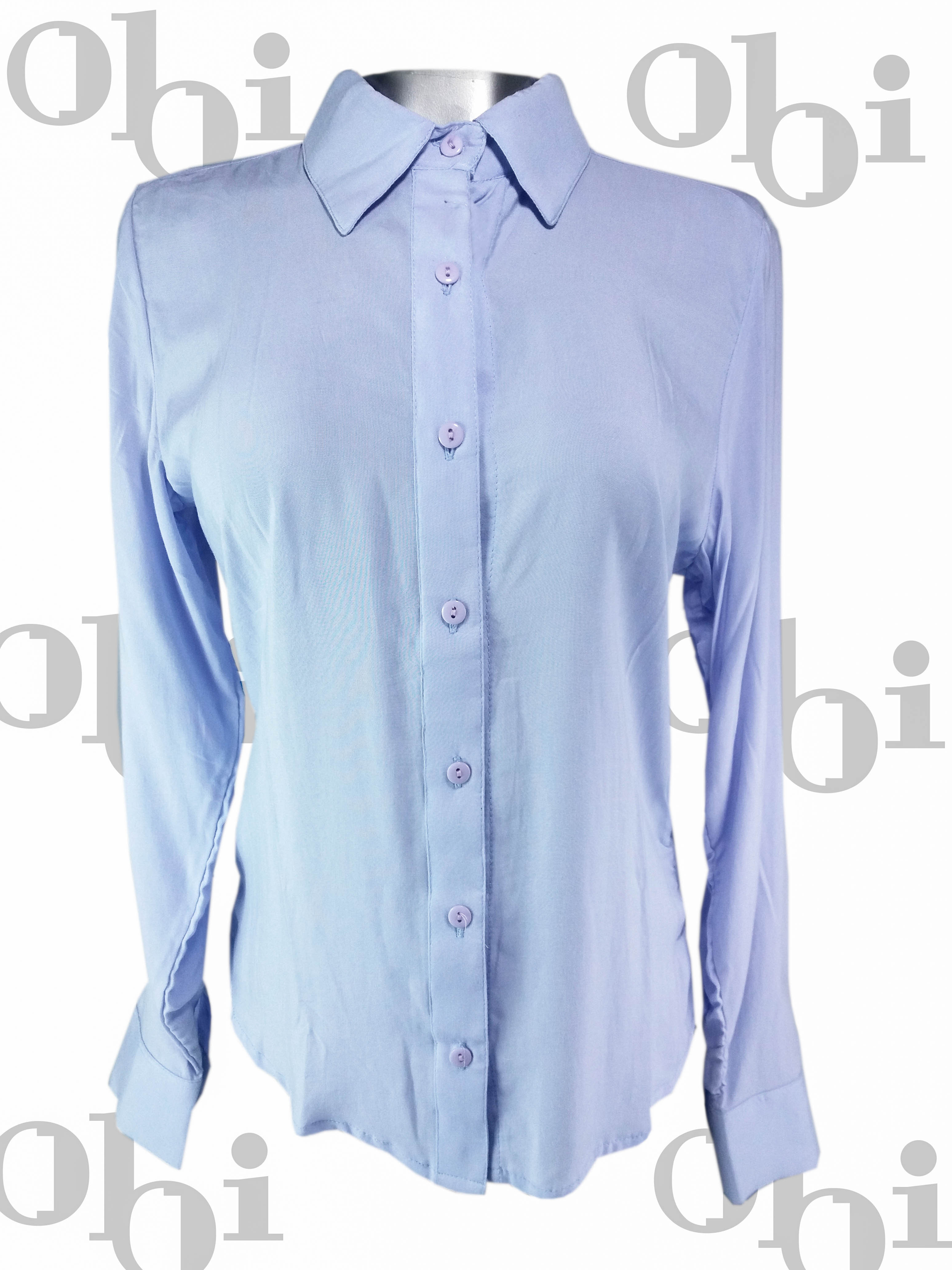 camisa de dama manga larga