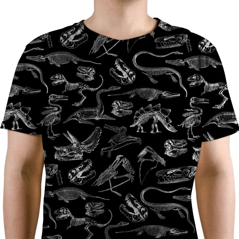 Imagen Camiseta Esqueletos Prehistoricos