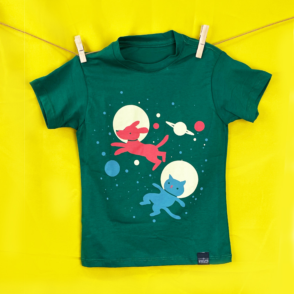 Imagen Camiseta Gato Galáctico Niños