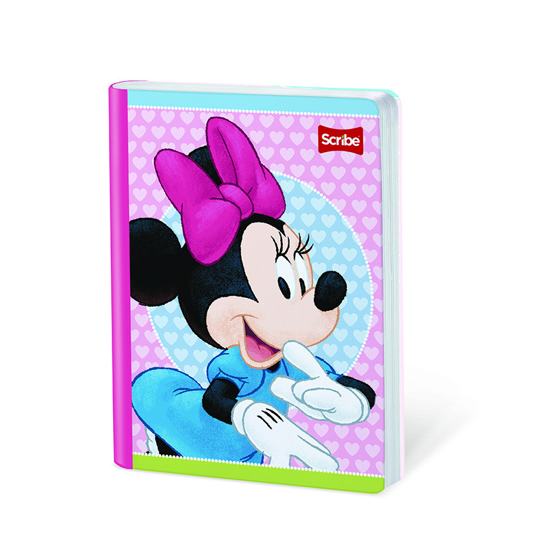 Imagen Cuaderno cosido grande 100h cuadros Minnie 5