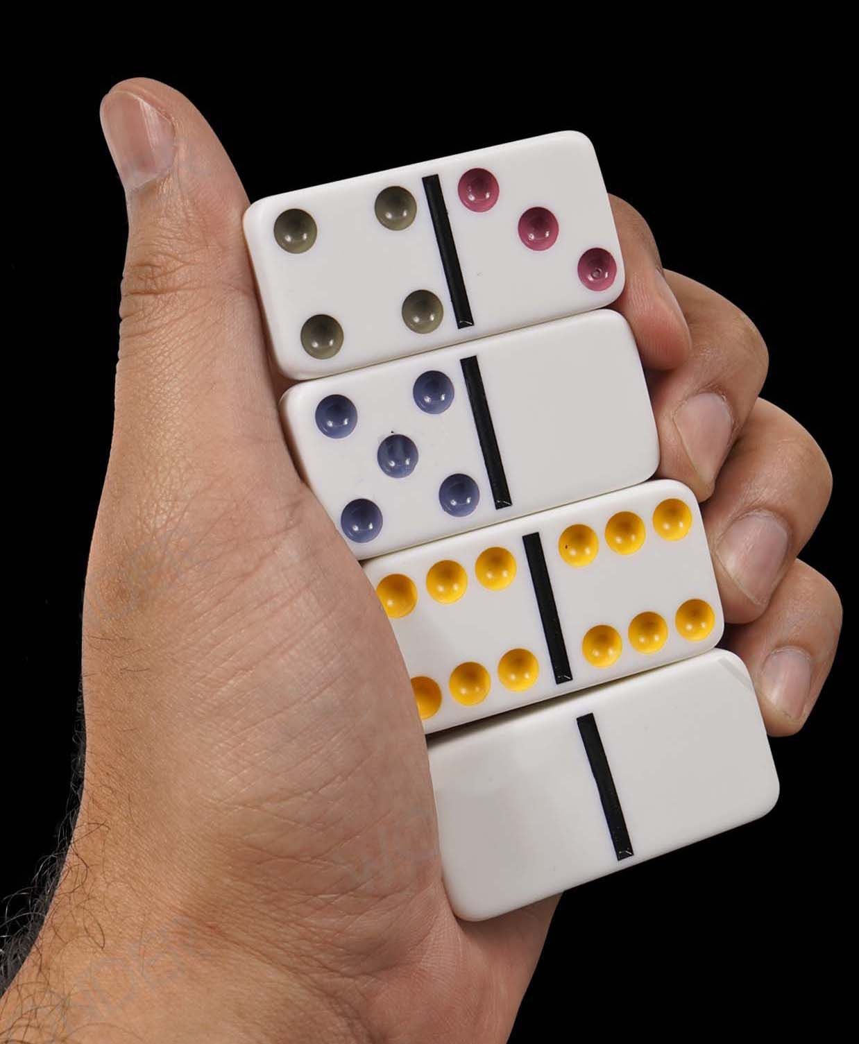 Imagen Domino Doble 6 Colores  4