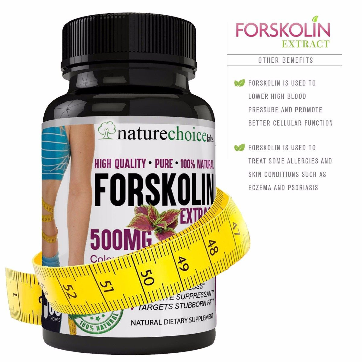 Forskolin 500 Mg Super Max Highest Concentration Of Forskolin On The