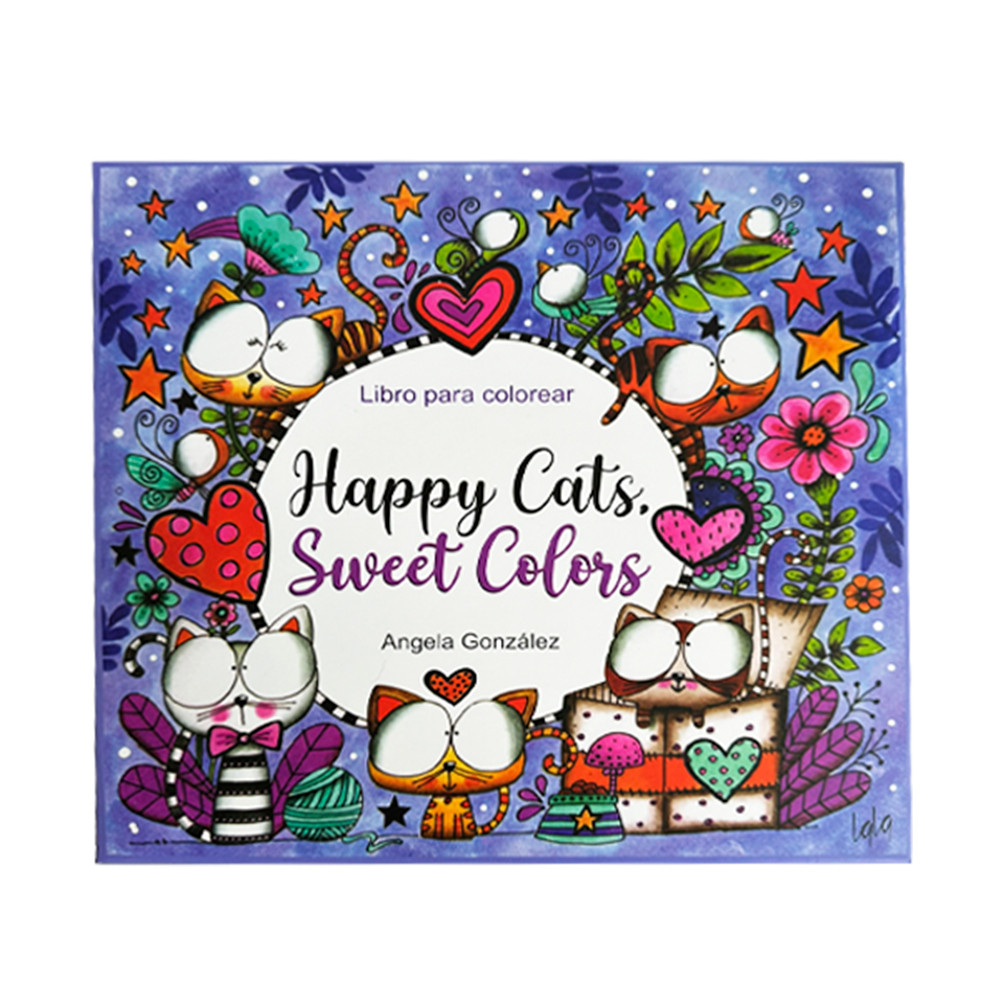 Imagen Kit Happy Cats Sweet Colors - LALA González 1