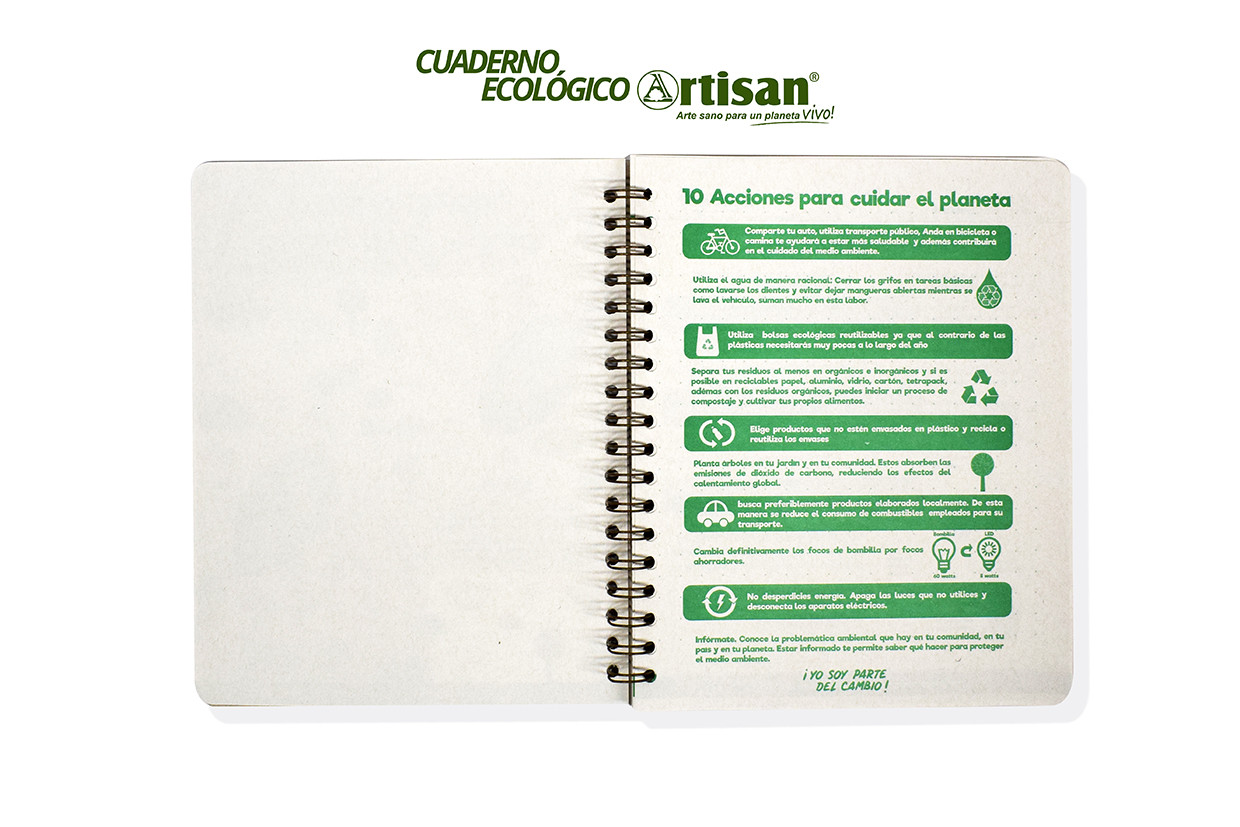 Imagen Kit x 3 Cuadernos Ecológicos Artisan 6