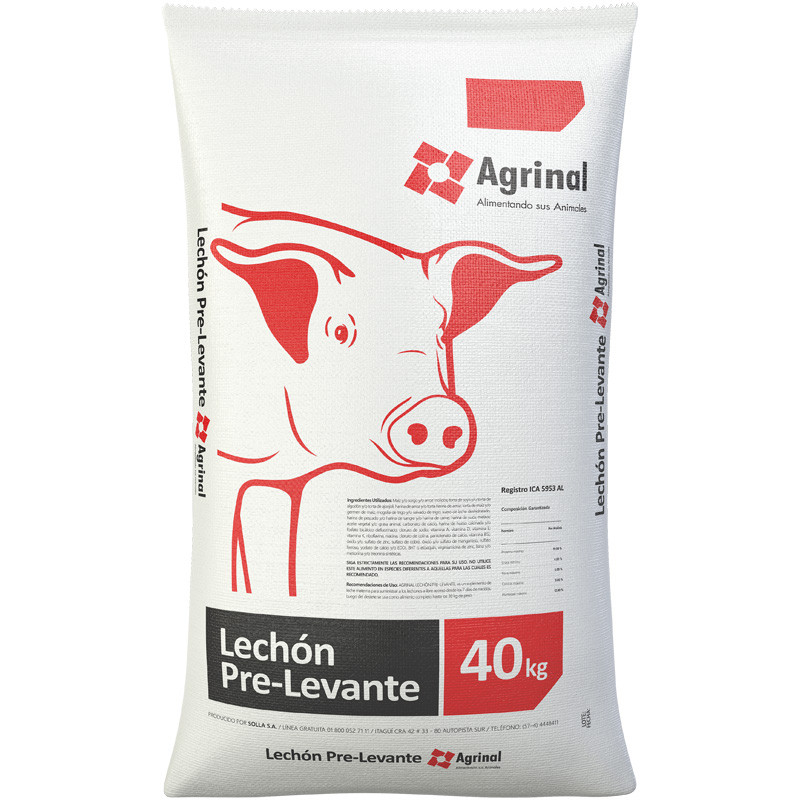 Imagen Lechon Pre Levante Pel AGR 40 kg