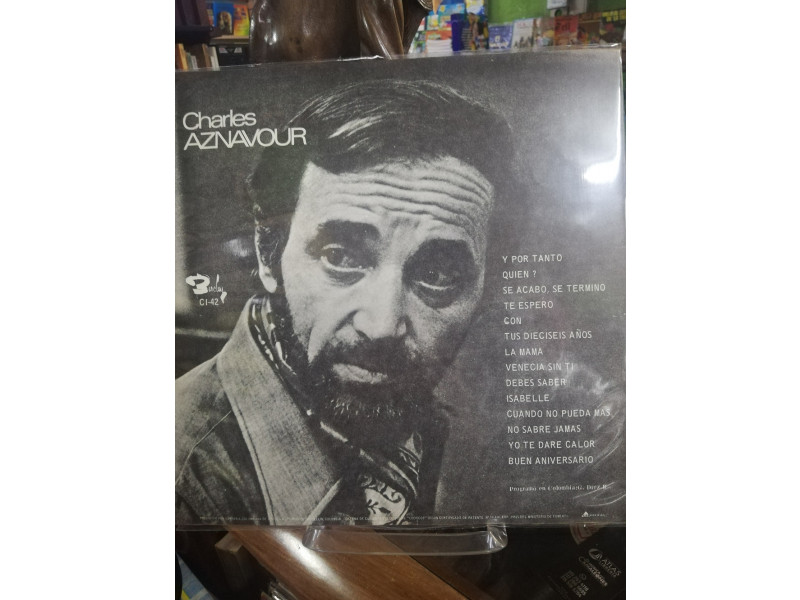 LP CHARLES AZNAVOUR GRANDES EXITOS EN ESPAÑOL CI42 Libreria Atlas