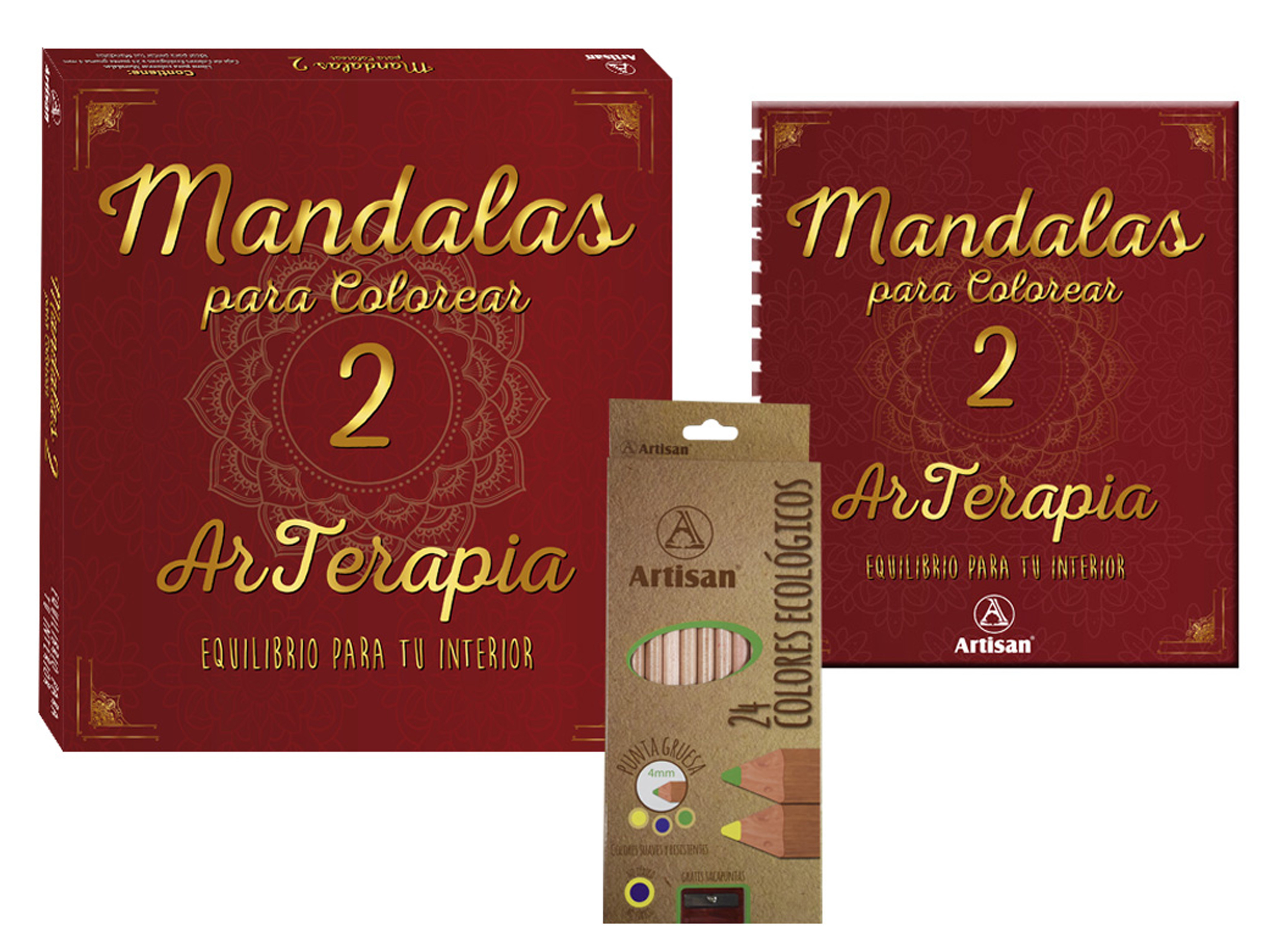 Imagen Mandalas para colorear 2 (color x 24) 1