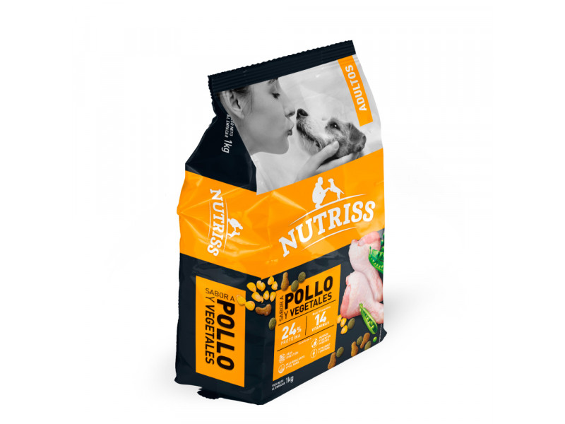 Nutriss Adultos Pollo Vegetales X 1kg 521126 Tienda Nútrelos Con Amor 9700