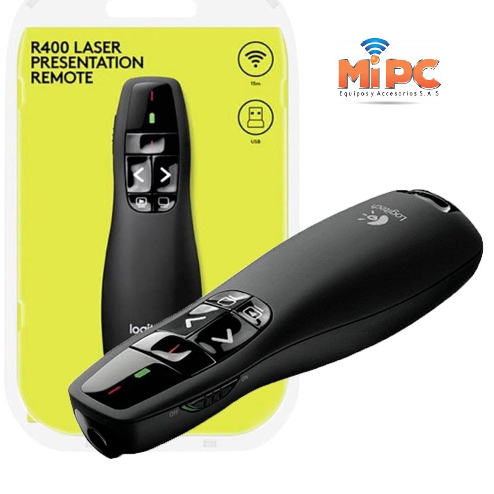 Presentador Inalambrico Logitech R Laser Pointer Mi Pc