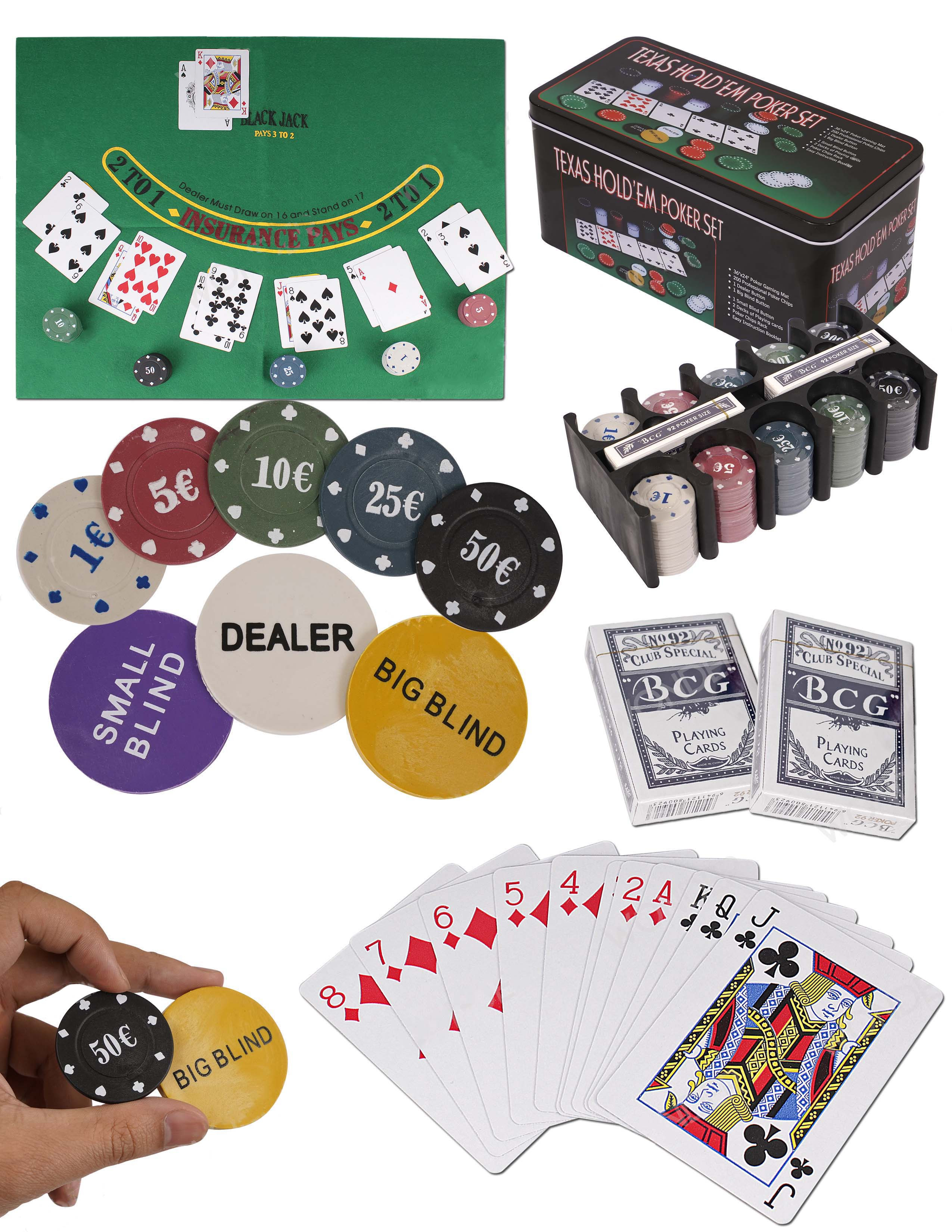 Imagen Set De Poker Profesional 200 Fichas 1