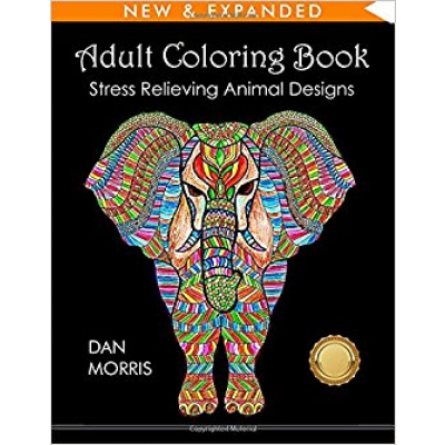 ImagenAdult coloring book: Stress relieving animal designs