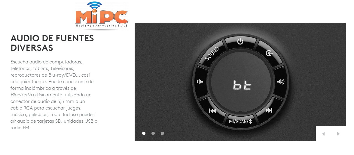 Imagen Altavoces de sonido 5.1 con Bluetooth Logitech Z607 3