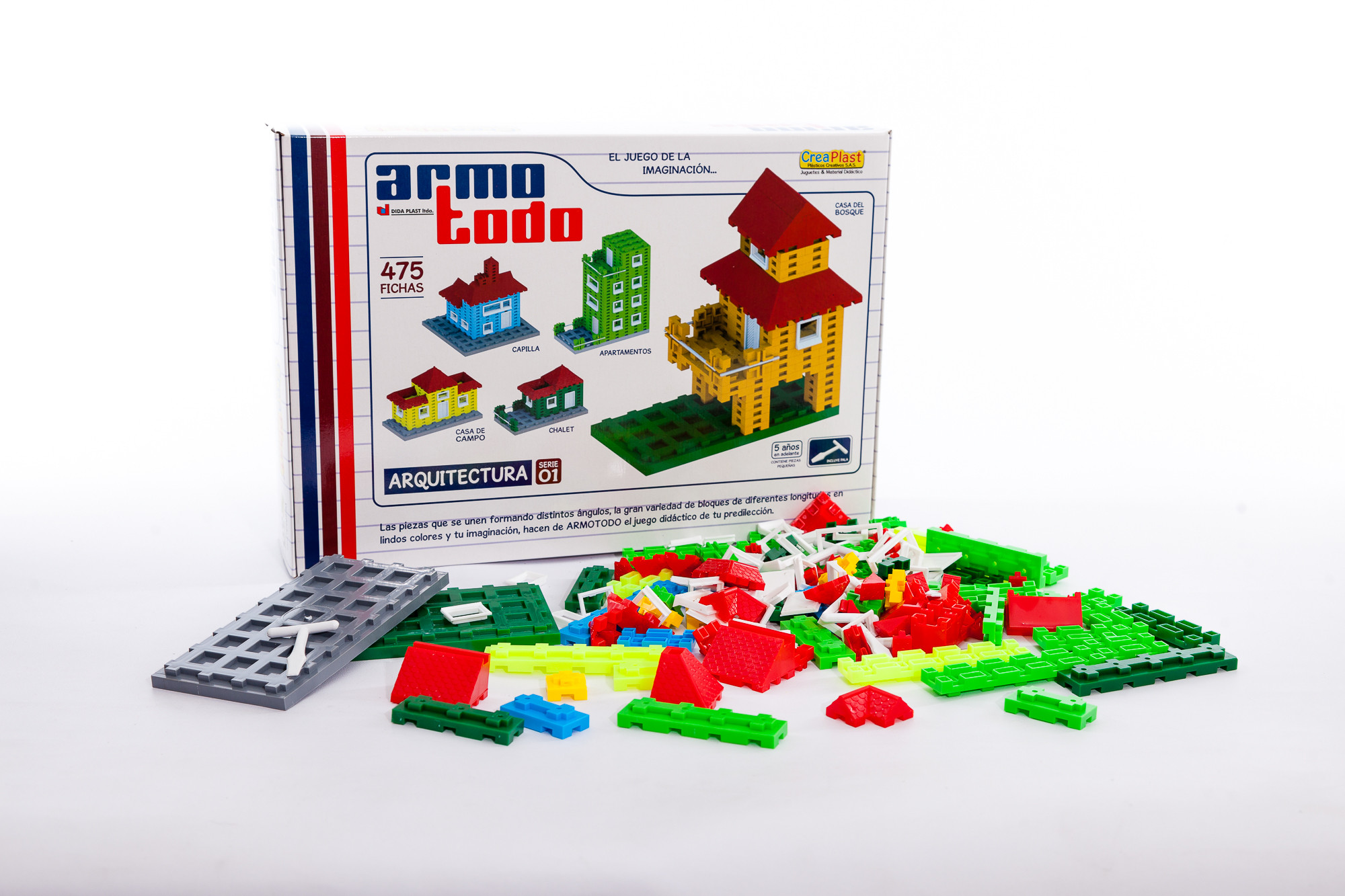 Imagen ArmoTodo Arquitectura Set x 5 (476 piezas) 1