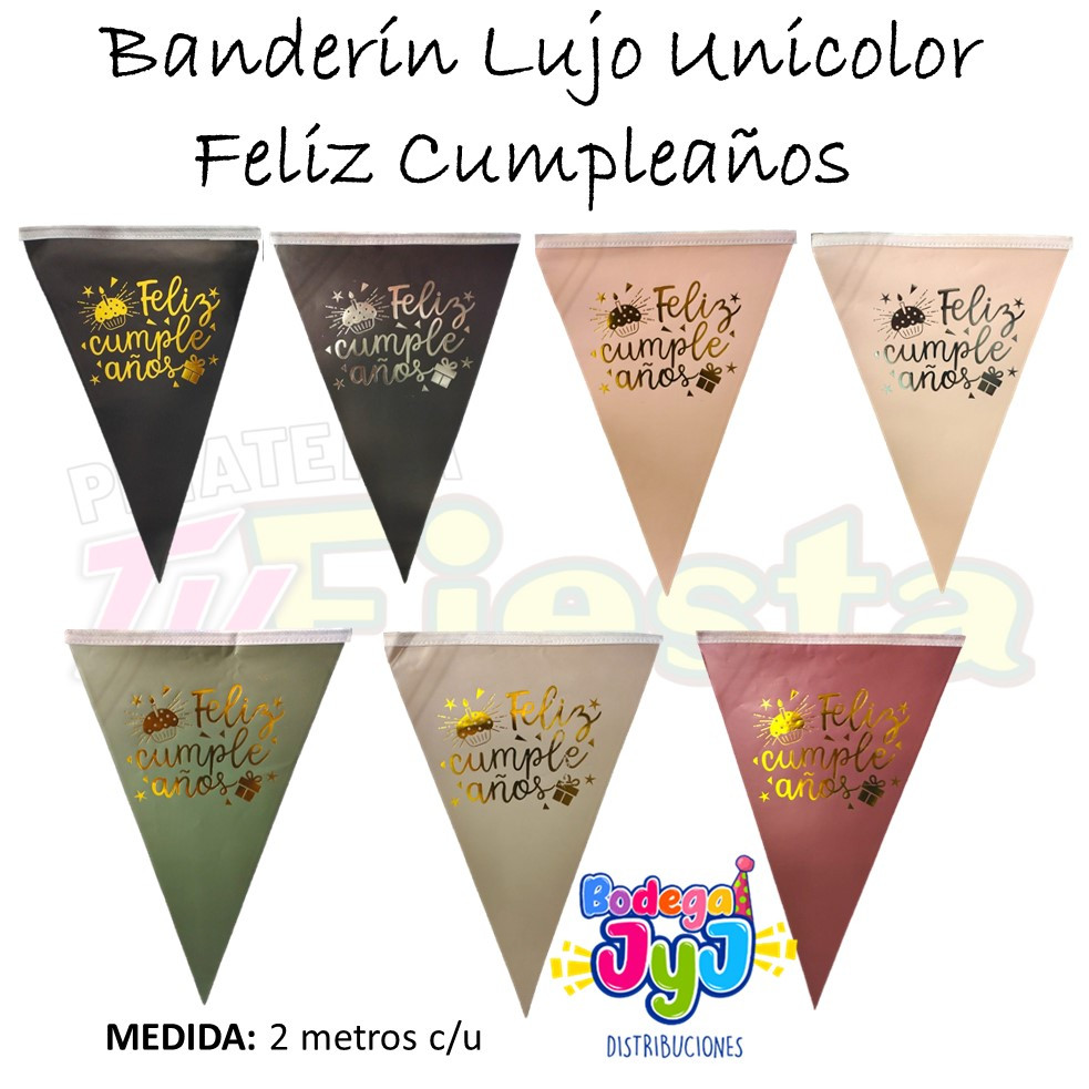 Tradineur - Banda de feliz cumpleaños - Incluye un rotulador - Ideal para  celebrar los cumpleaños - Longitud de 160 cm