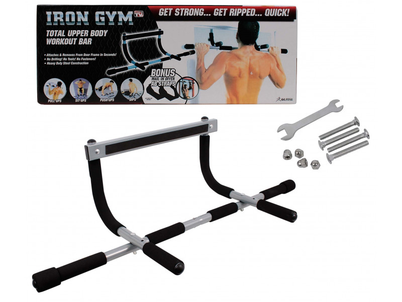 Barra Para Dominadas Multifunción Ejercicio Iron Gym
