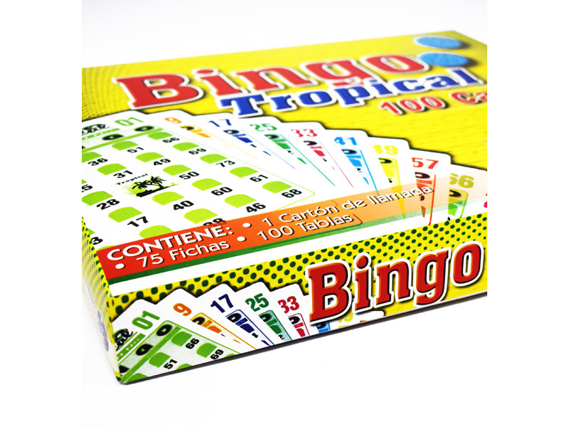 Cartones de bingo 60 unidades para imprimir en pdf