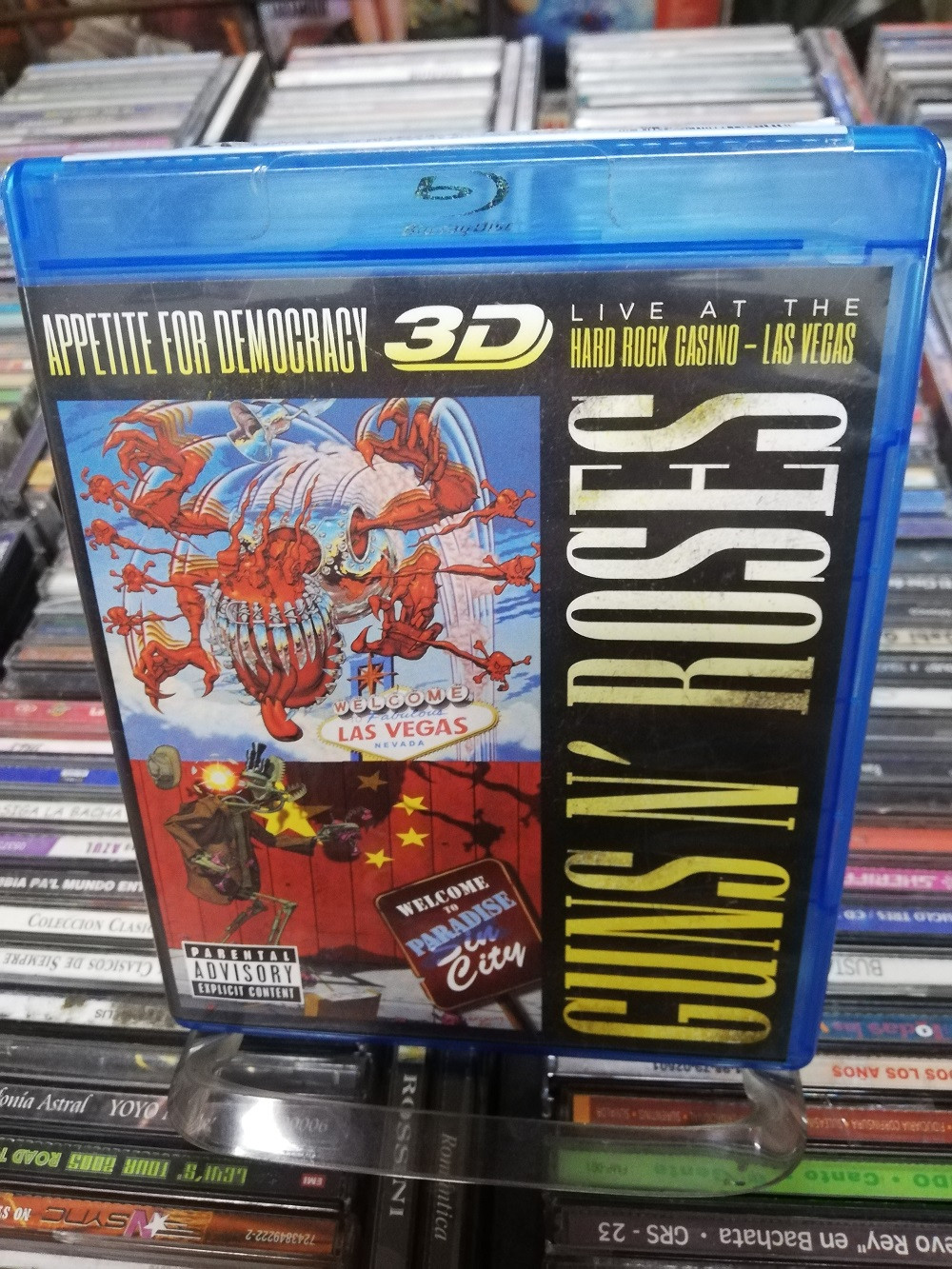 Imagen BLU RAY GUNS AND ROSES - APPETITE FOR DEMOCRACY 3D, LIVE AT THE HARD ROCK CASINO - LAS VEGAS 1