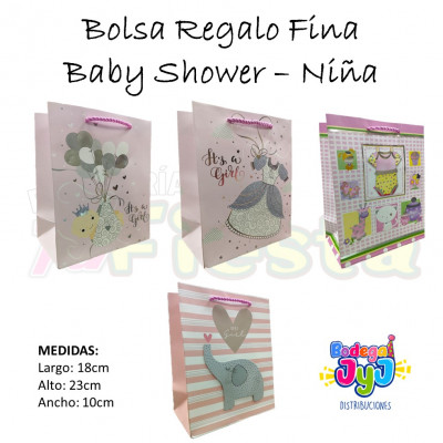 ImagenBolsa Fina Baby Shower - Niña