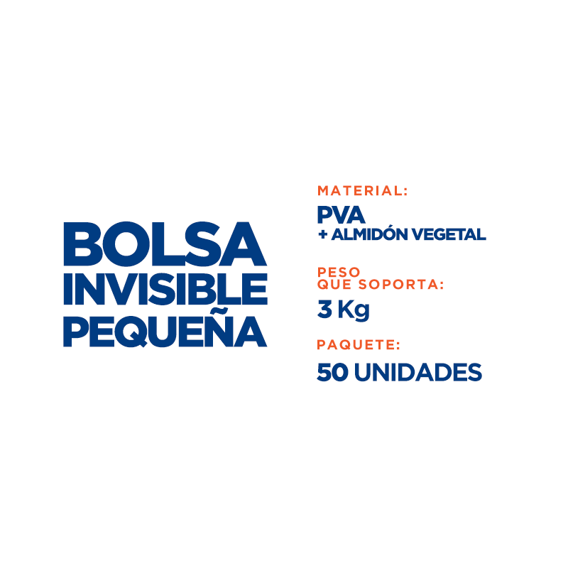 Imagen Bolsa Invisible Pequeña x 50 Unidades 2