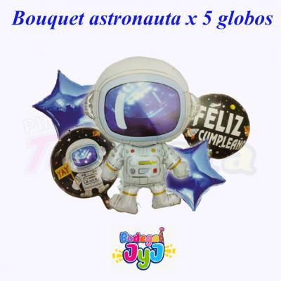 ImagenBOUQUET DE GLOBOS X5 PCS - ASTRONAUTA