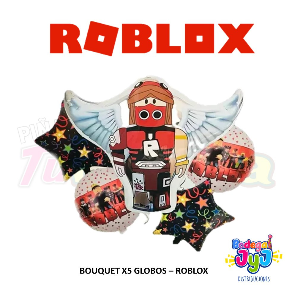 Imagen BOUQUET DE GLOBOS X5 PCS - ROBLOX  1