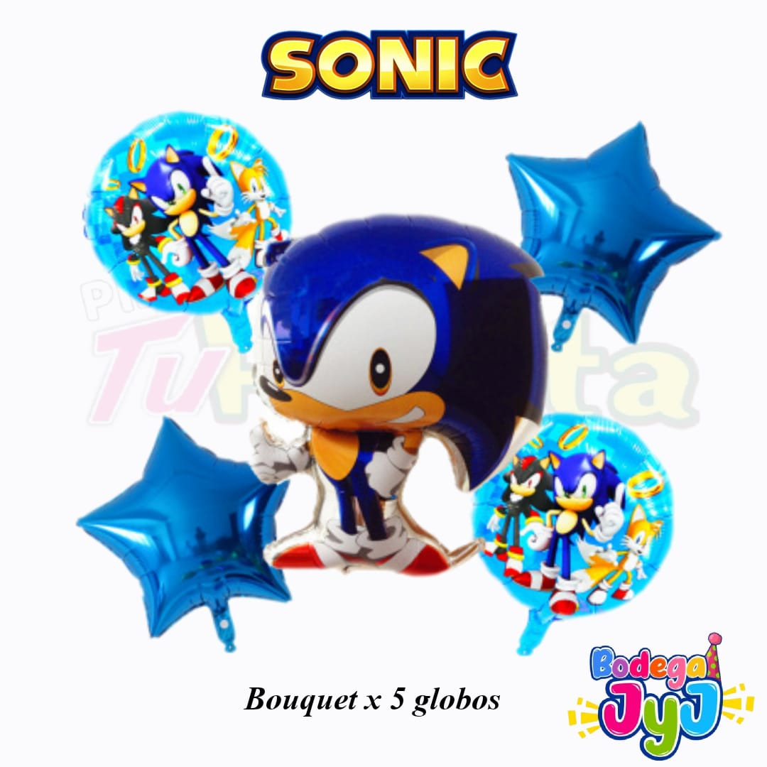 bouquet-de-globos-sonic