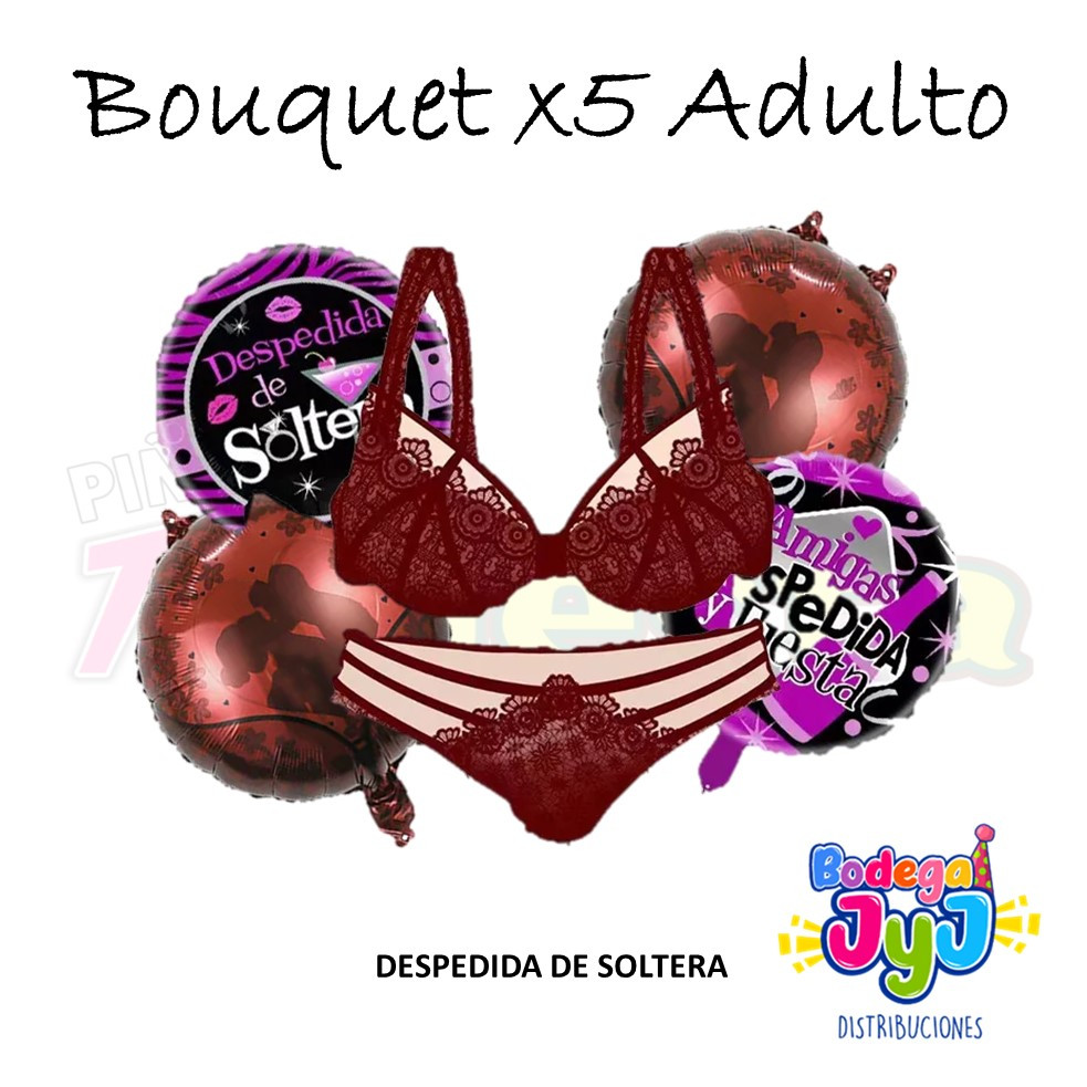 Imagen Bouquet x5 Adulto - Despedida De Solter@  2