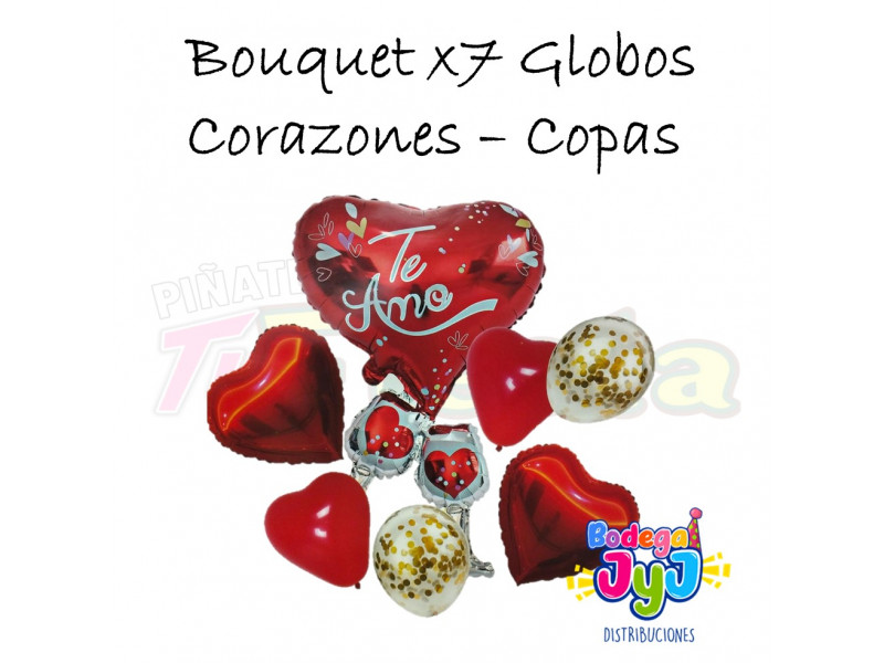 Bouquet globos Cupido