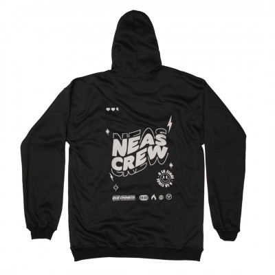 ImagenBuzo / Hoodie Negro con capota diseño Neas Crew