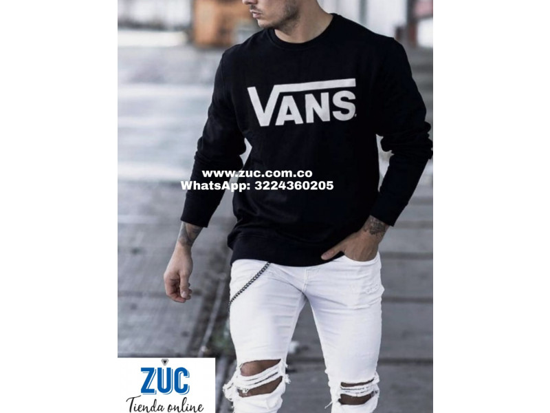 buzo vans negro