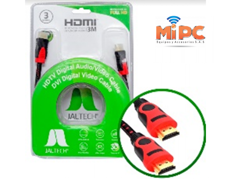 CABLE HDMI 3 METROS - Jaltech SAS