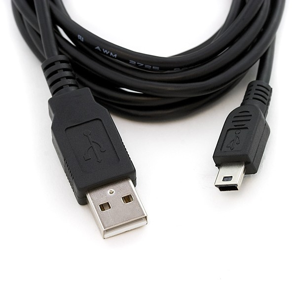 Imagen Cable USB a Mini USB  5 Pines 1.80 m 1