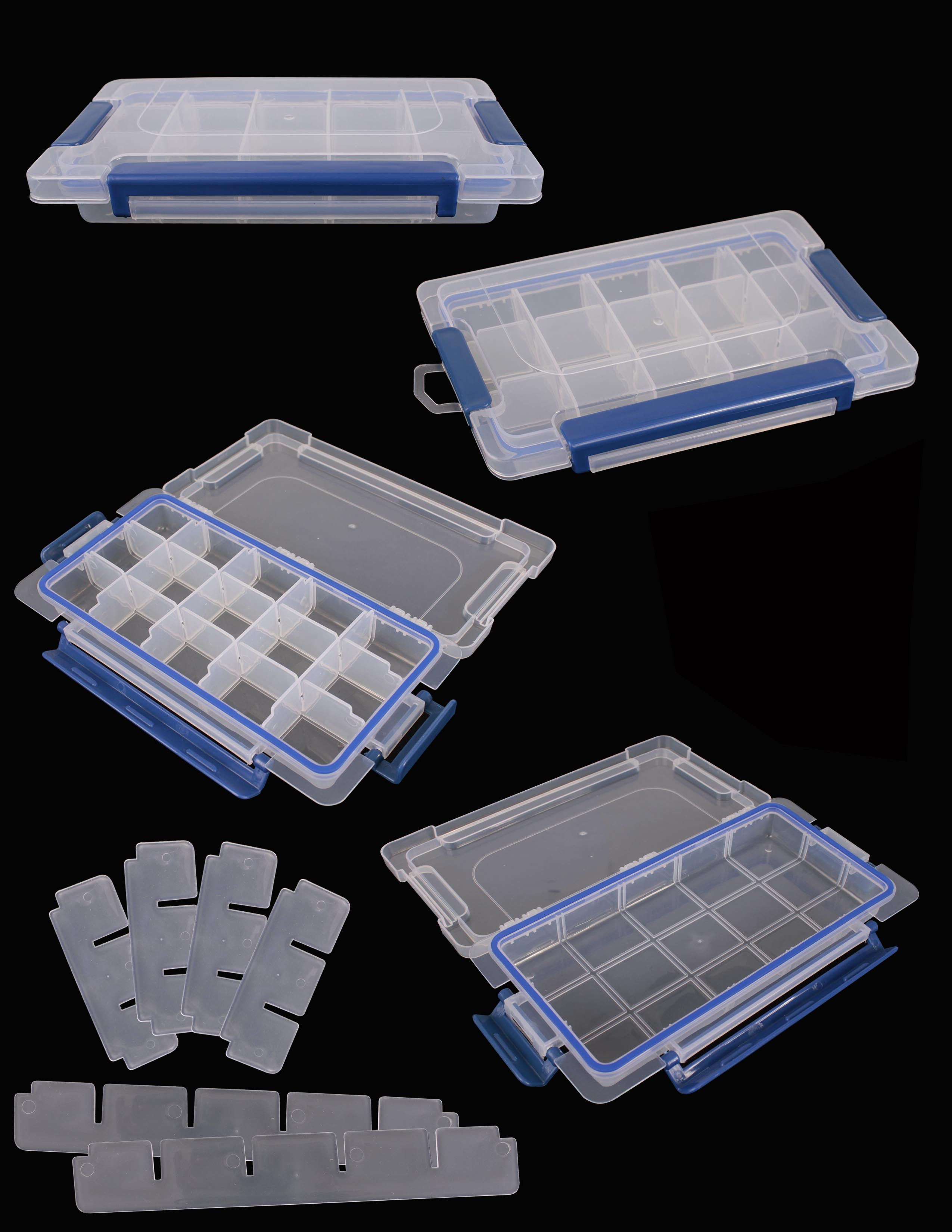 Imagen Caja Plastica Organizadora Con 15 Compartimientos 