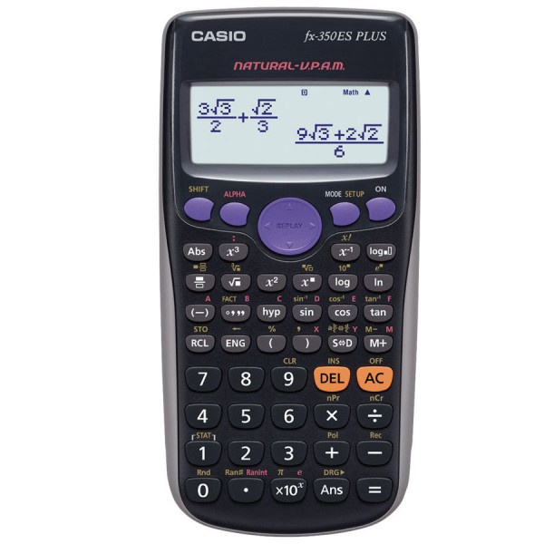 Imagen Calculadora Científica Casio Fx-350es Plus 252 Funciones 1