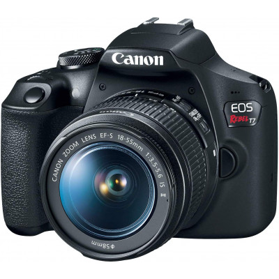 ImagenCámara Reflex Canon EOS Rebel T7 + Lente 18-55mm
