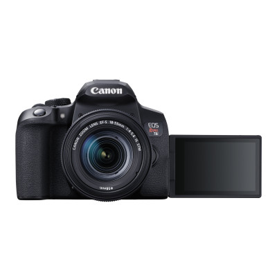 ImagenCámara Reflex Canon EOS Rebel T8i + Lente EF-S 18–55mm f/4–5.6 IS STM