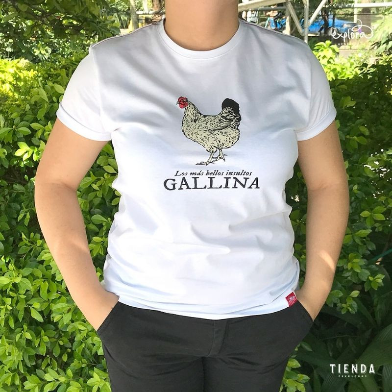 Imagen Camiseta Bellos Insultos Gallina 2