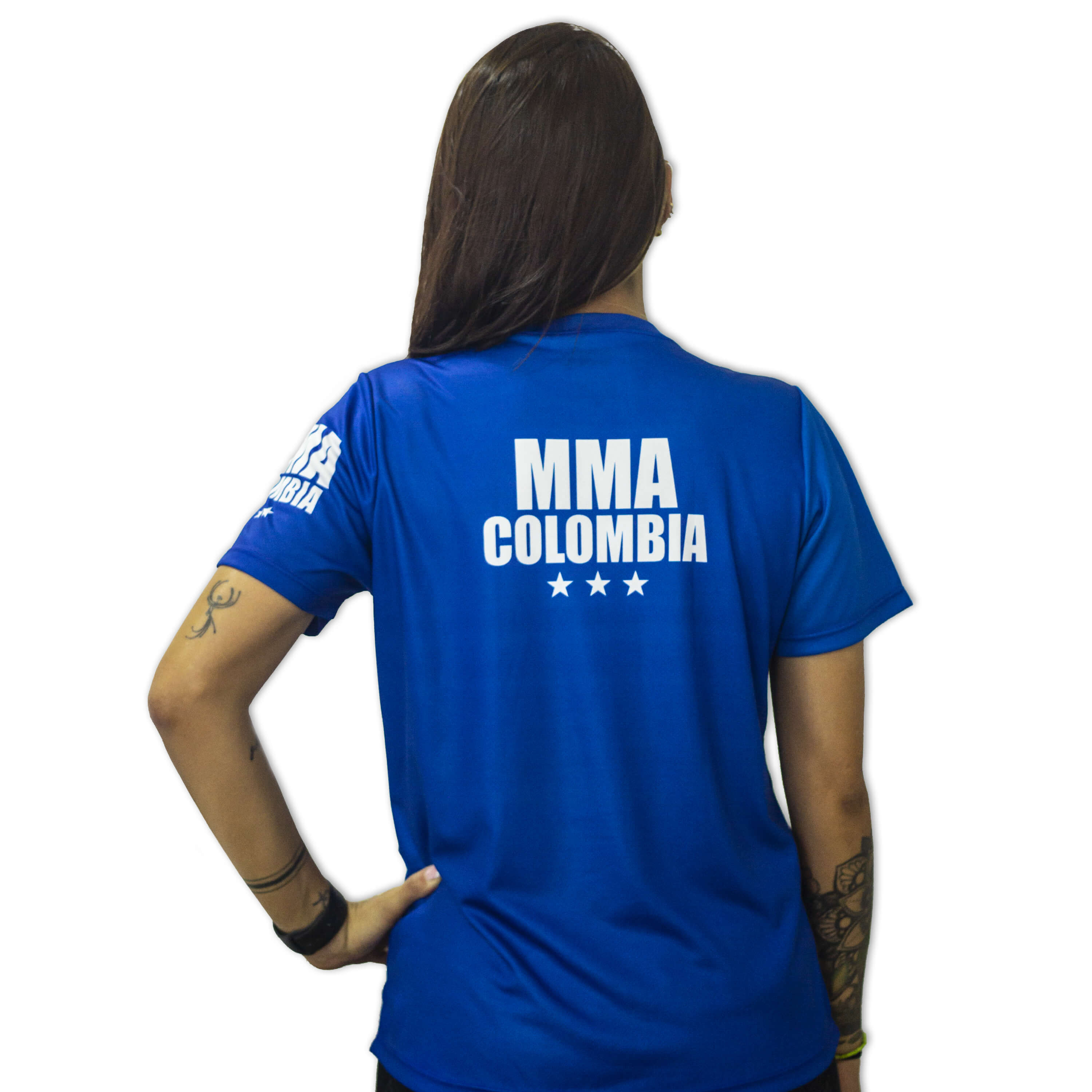 Imagen Camiseta Deportiva MMA Azul Dama 2