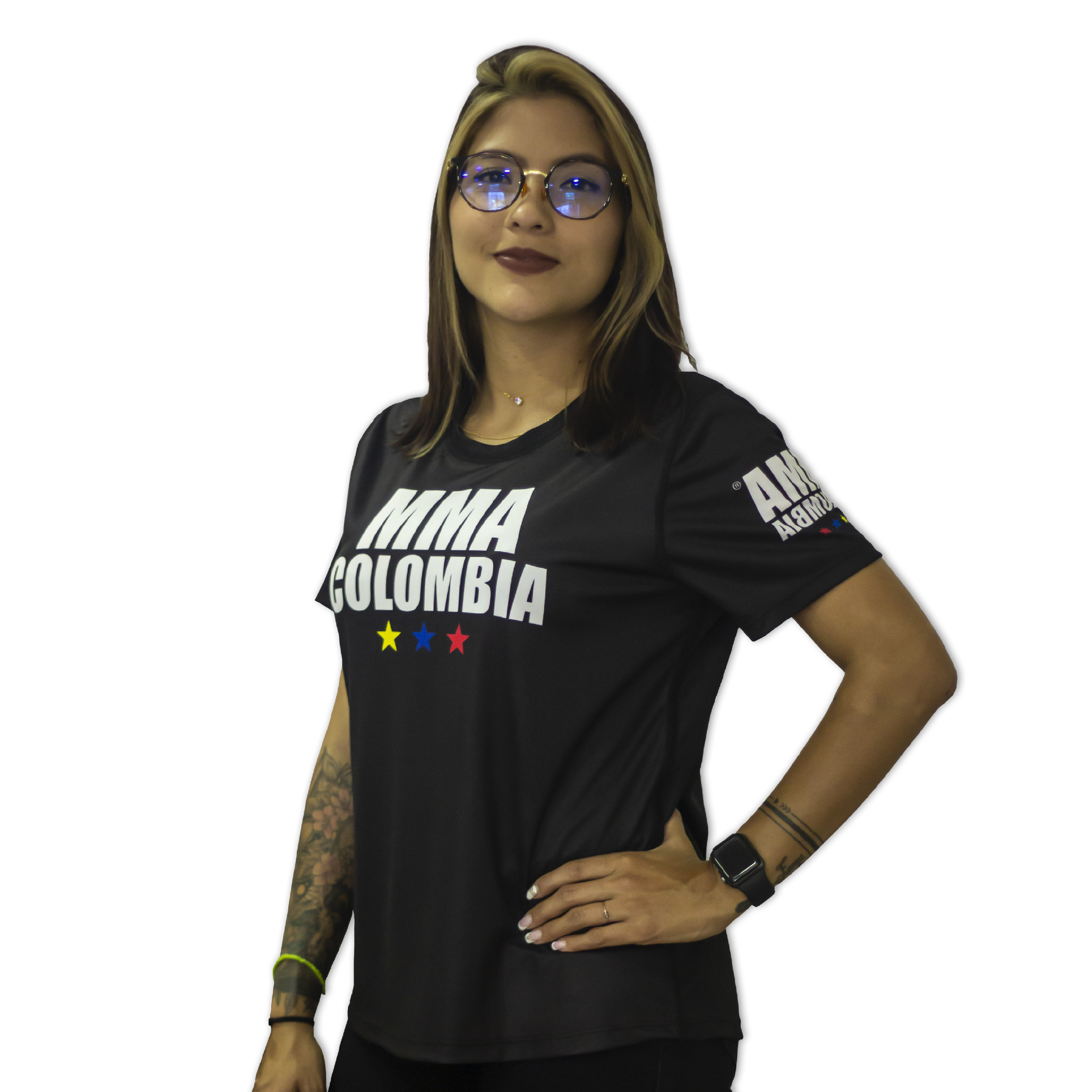 Imagen Camiseta Deportiva MMA Negra Dama 1