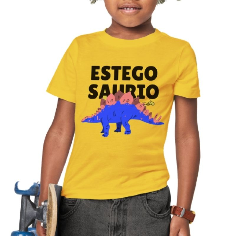 Imagen Camiseta Estegosaurio infantil