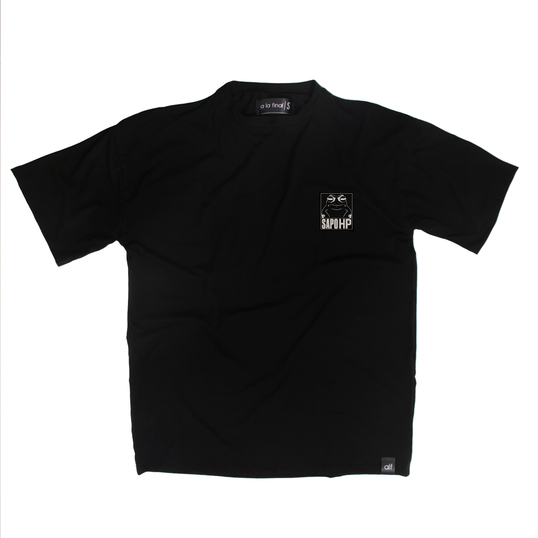 Imagen Camiseta negra Oversize Sapo hp 2