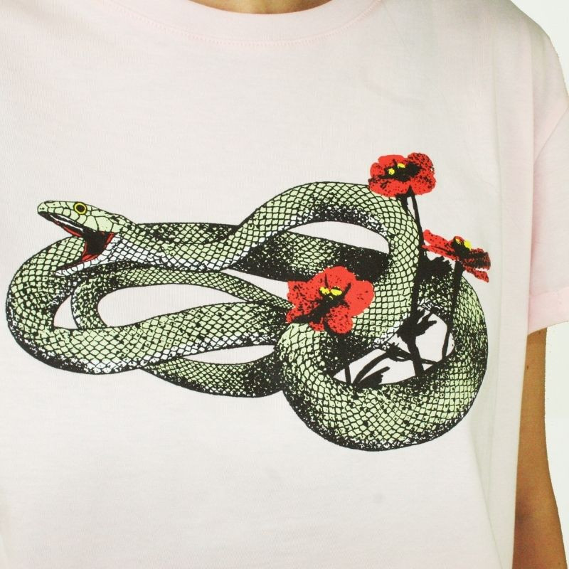 Imagen Camiseta Serpiente fit femenino 2