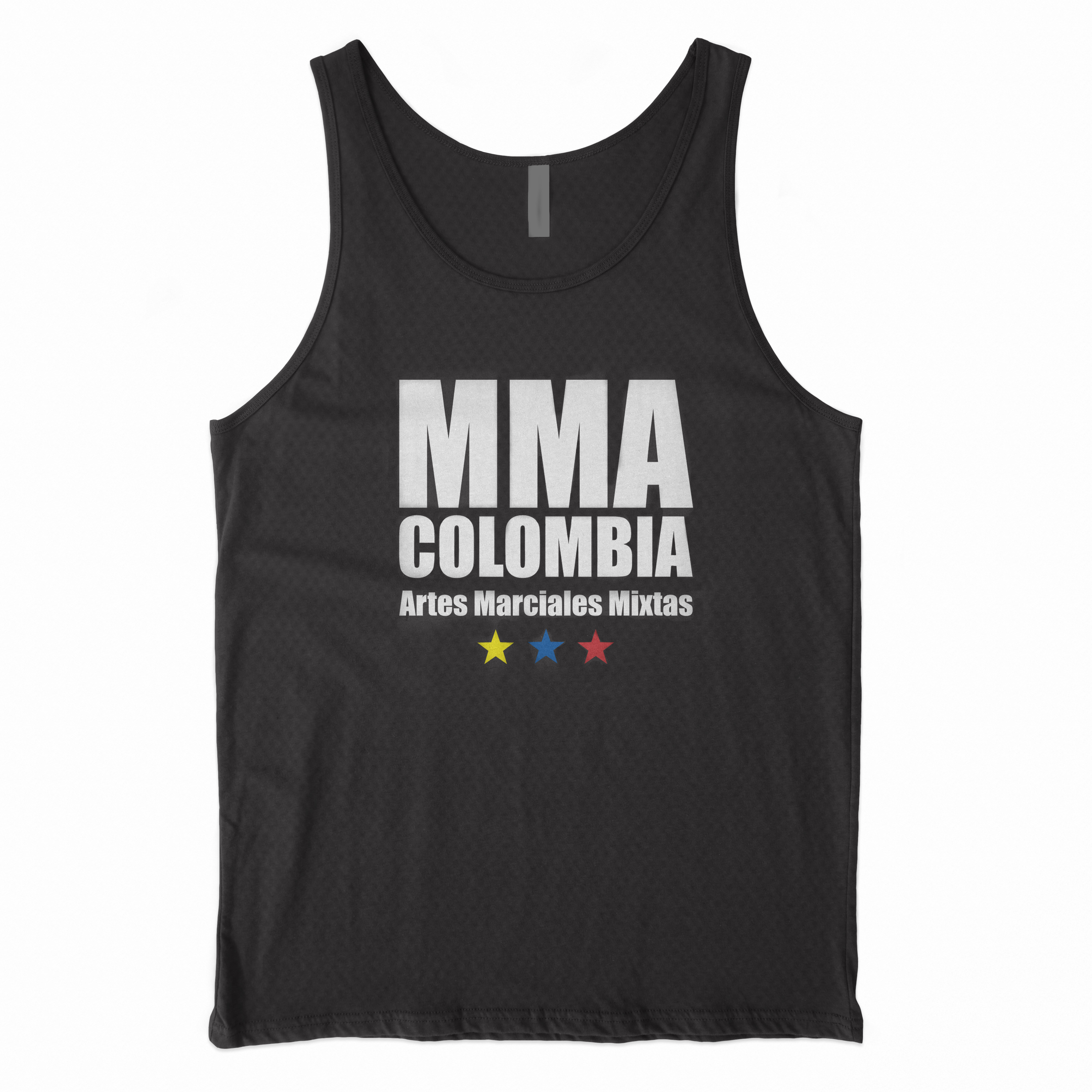 Imagen Camisilla MMA COLOMBIA Negra 1