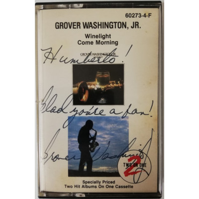 ImagenCASSETTE GROVER WASHINGTON JR. - WINELIGHT - COME MORNING - TWO HIT ALBUMS ON ONE CASSETTE