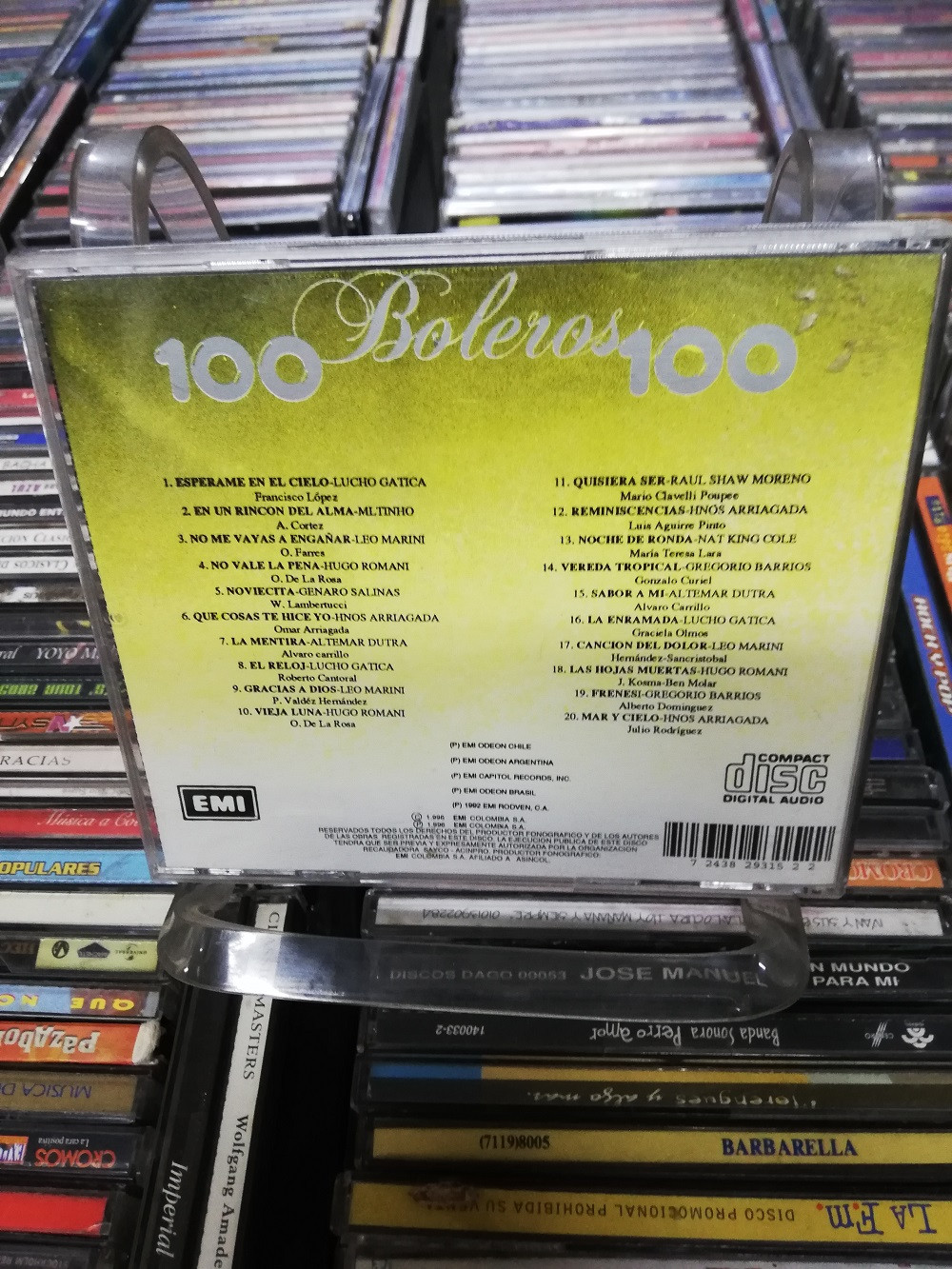 Imagen CD 100 BOLEROS - 100 BOLEROS VOL. 3 2