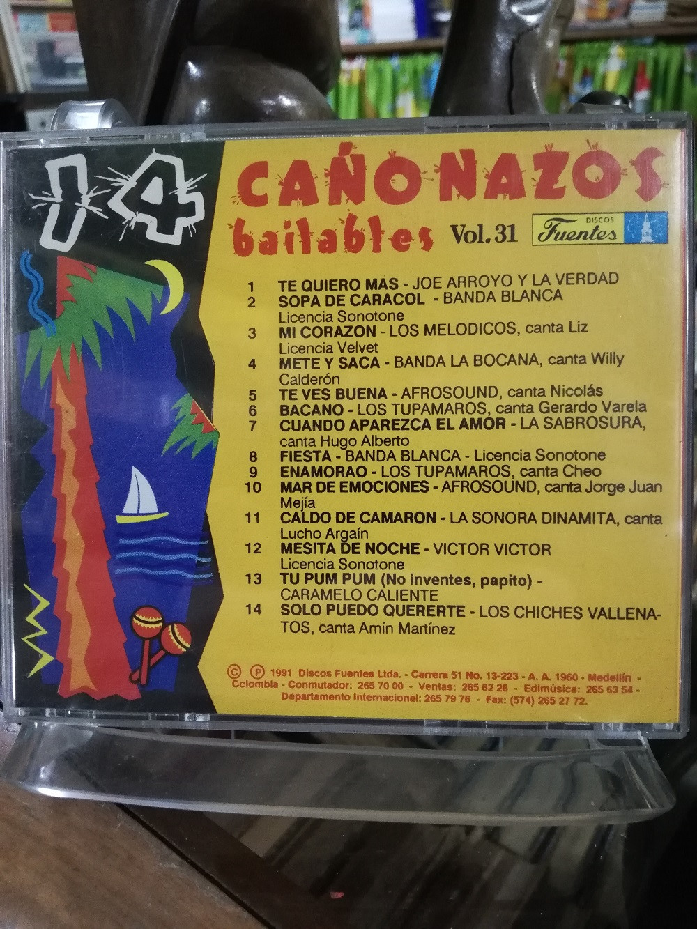 Imagen CD 14 CAÑONAZOS BAILABLES - 14 CAÑONAZOS BAILABLES VOL. 31 2