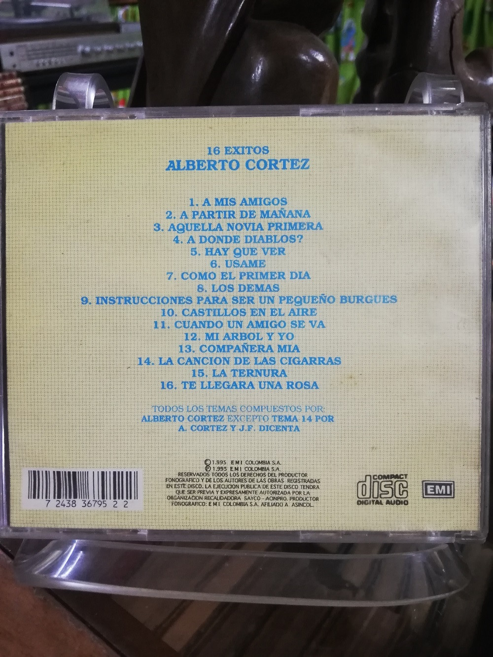 Imagen CD ALBERTO CORTEZ - 16 EXITOS 2